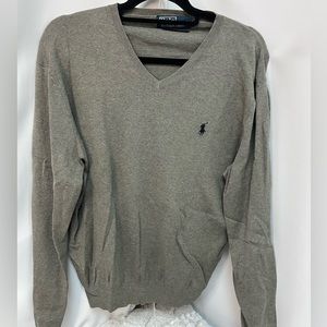 Polo Ralph Lauren 100% Pima Cotton V-Neck Sweater Large